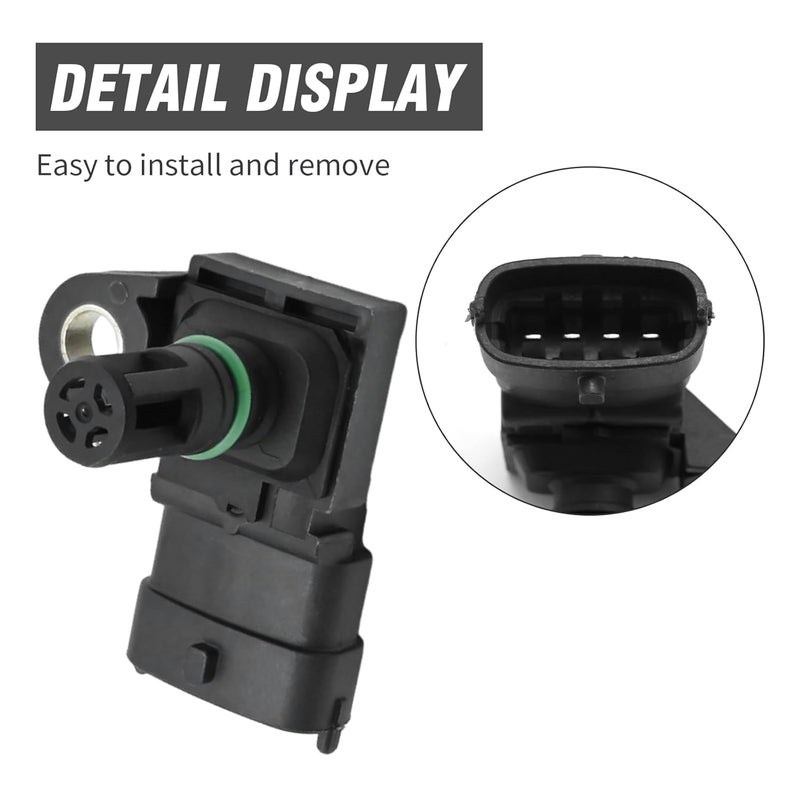 UOIENRT 22422785 Intake Air Temperature Boost Pressure Sensor Replacement for Mack Volvo Truck D11 D13, 22329559, A2C96053500 21097978 904-7704 - Image 3